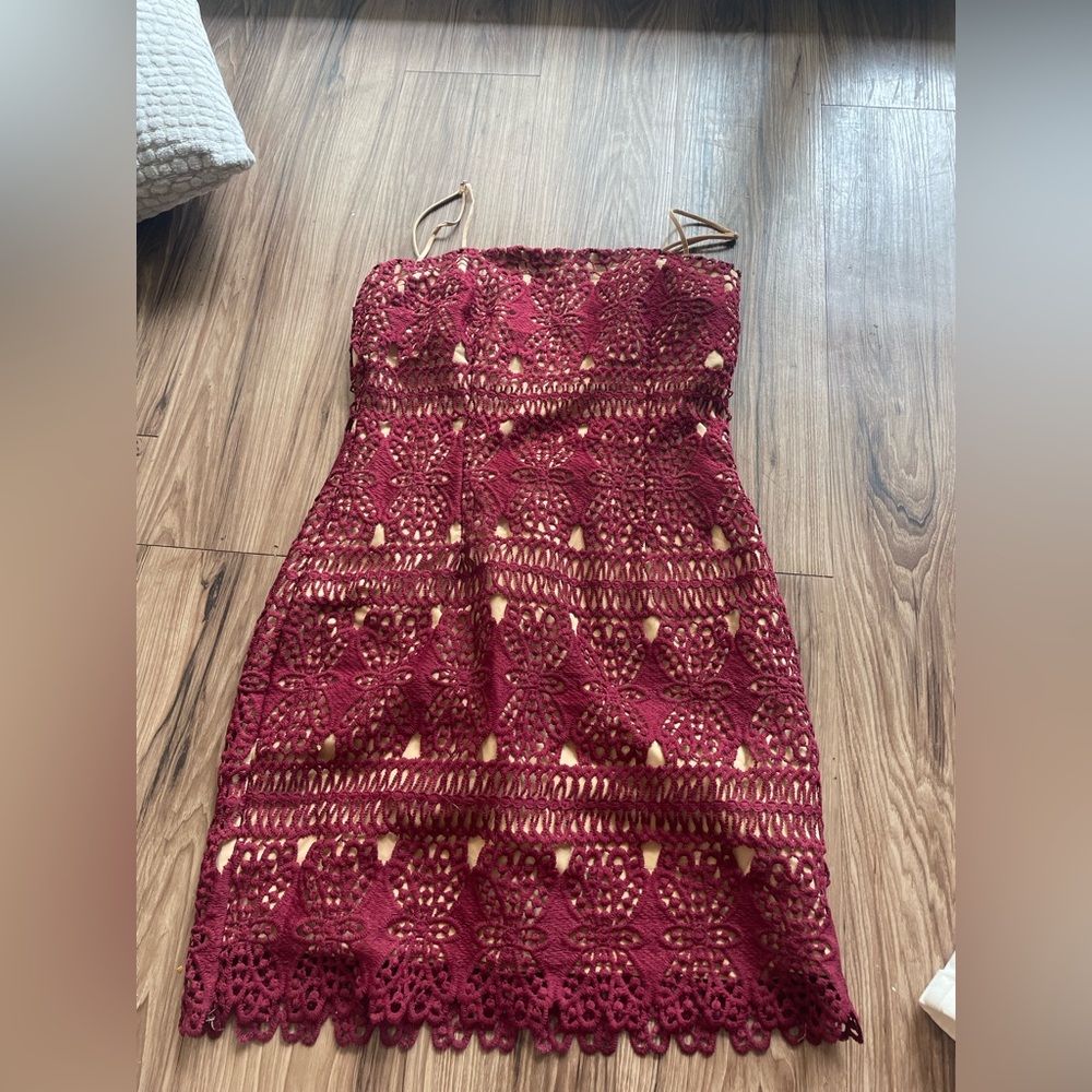 Red dress size S from Lulus